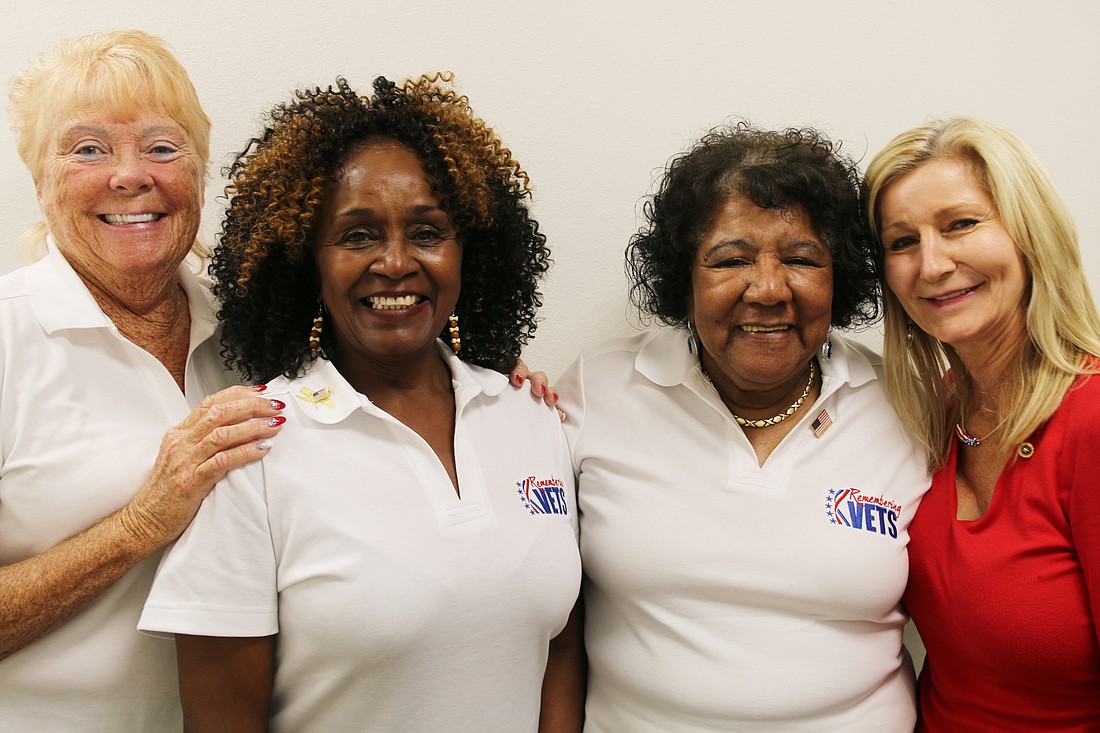 Remembering Vets member Janie Rocke, founder Cathy Heighter, and members Susan Banks and Terri Gordon. Photo by Jarleene Almenas