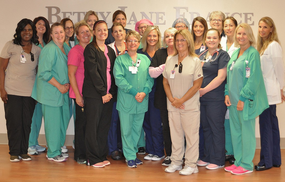 Show are team members of Halifax Health Center for Women and Infant Health, which earned re-certification. Courtesy photo