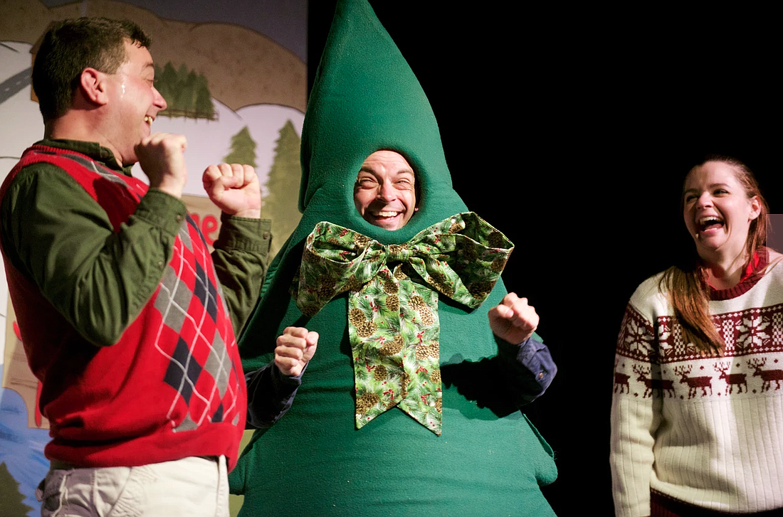 "Sleigh!" is a comedy show told with just physical actions and sound effects. Courtesy photo