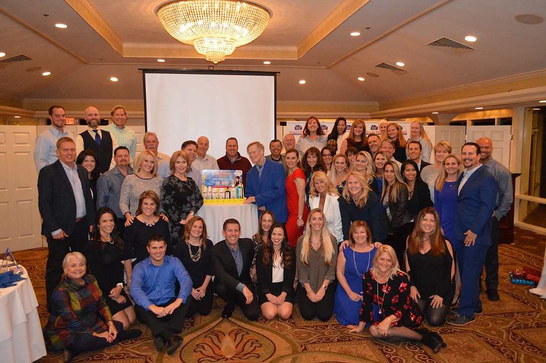 Realty Pros Assured honored 42 of its top performing agents at a banquet. Courtesy photo