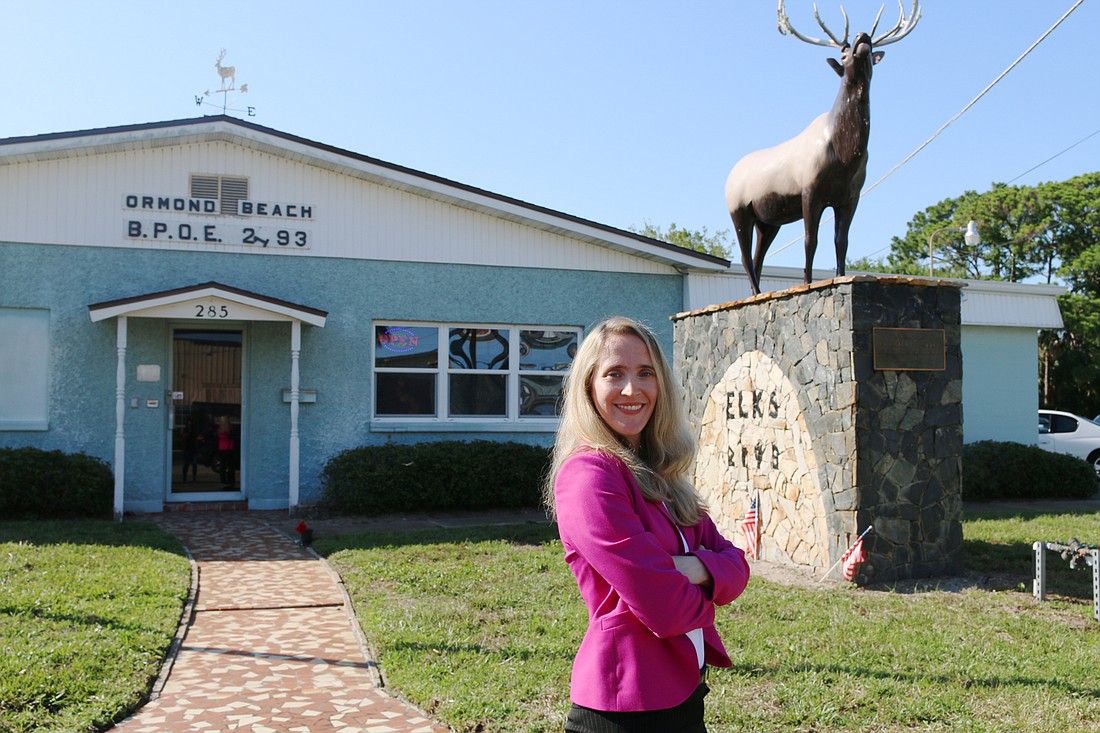 Ormond Beach resident Erika Barger was named Elk of the Year. Photo by Jarleene Almenas