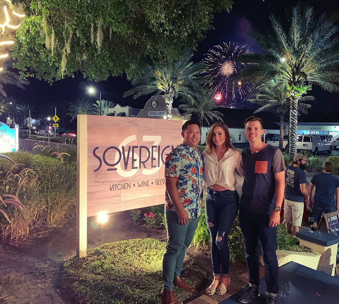 Ryan Truong, Robyn Capece and Brandon Sheppard started 63 Sovereign on July 4, 2018. Courtesy photo