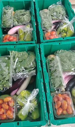 Residents can get weekly boxes of farm-fresh produce. Courtesy photo