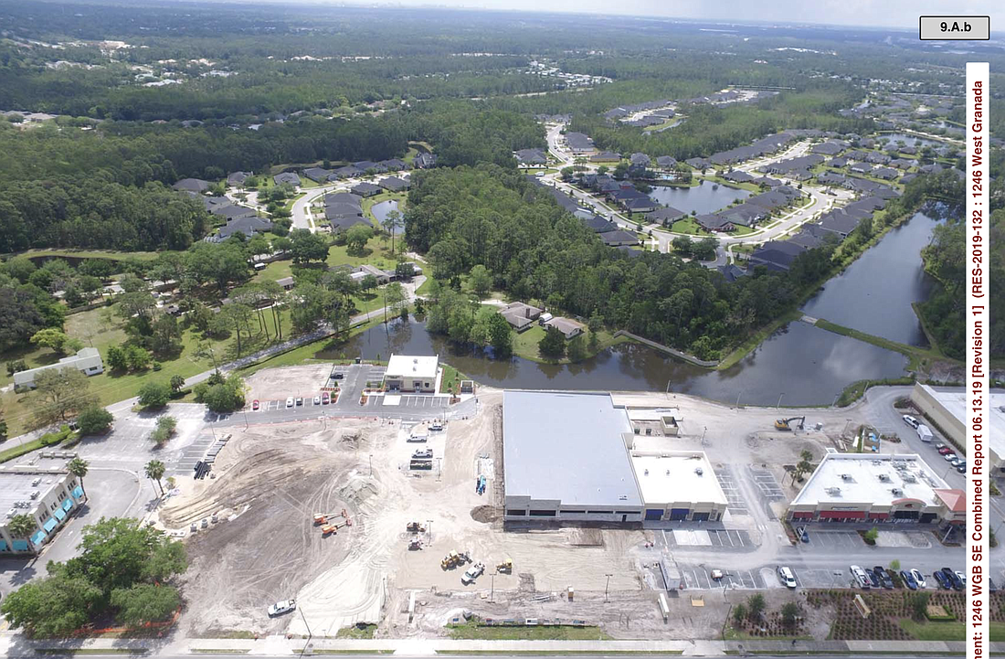 A south view of the Shoppes on Granada development. Courtesy of the city of Ormond Beach
