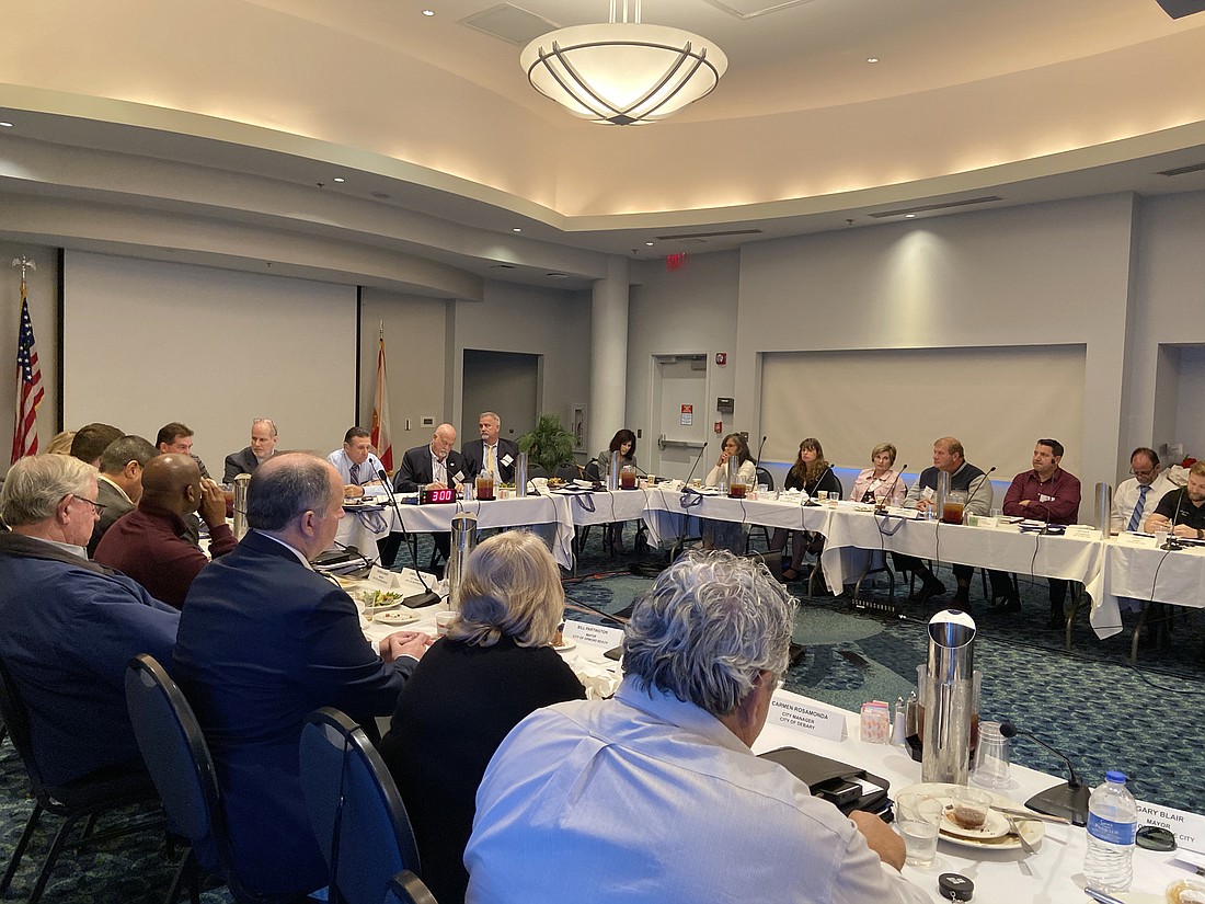 The Volusia County Elected Officials Roundtable. Photo by Jarleene Almenas