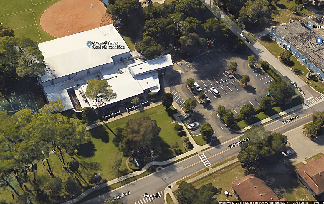 An aerial of the South Ormond Neighborhood Center at 176 Division Ave. Photo courtesy of Google Imagery
