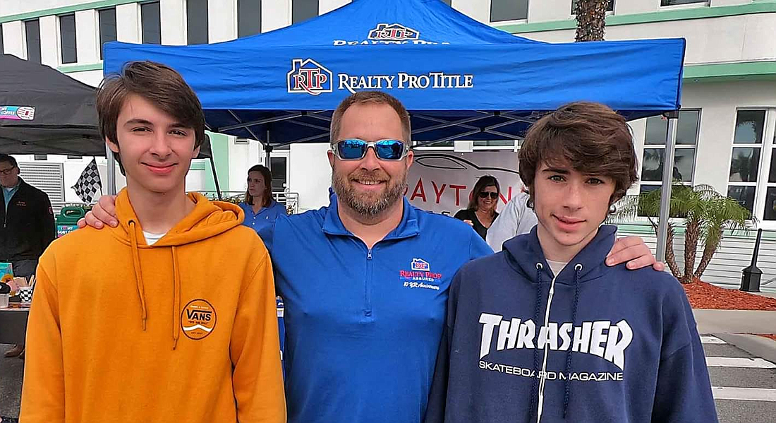 Shawn Pruner, shown with sons Austin and Jacob, has brought his car show to Ormond Beach. Courtesy photo Don Howard