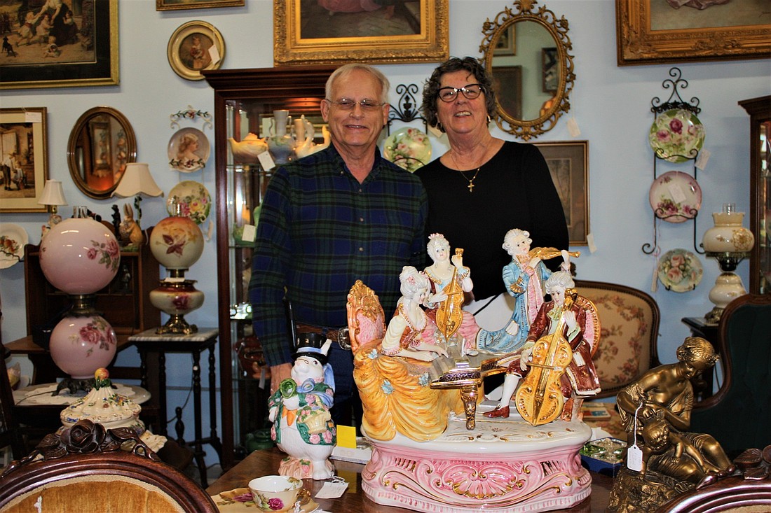 Mel and Fran Cliff have opened Fran's Interior Treasures. Photo by Wayne Grant