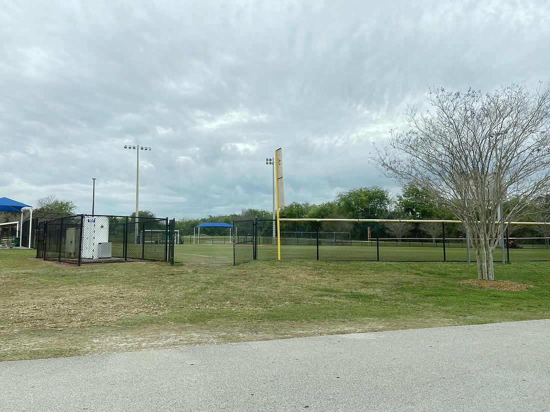 Baseball field 5 at the Nova Community Center is located in the northwest side of the park. Photo by Jarleene Almenas
