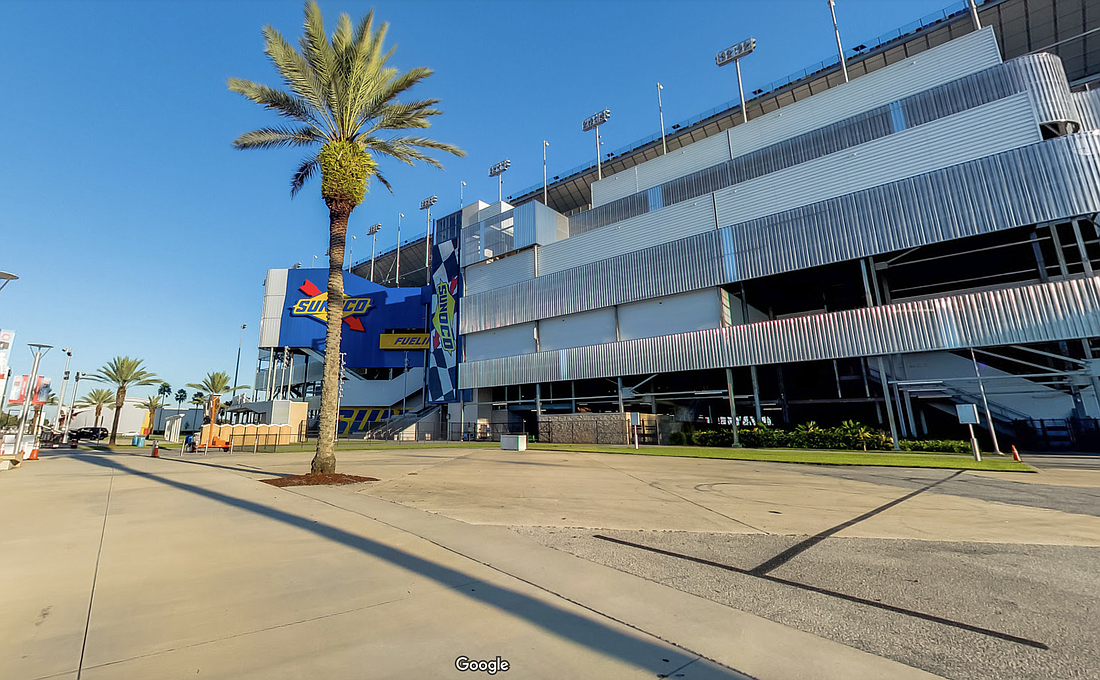 The Daytona International Speedway will be a COVID-19 testing location. Photo courtesy of Google Maps
