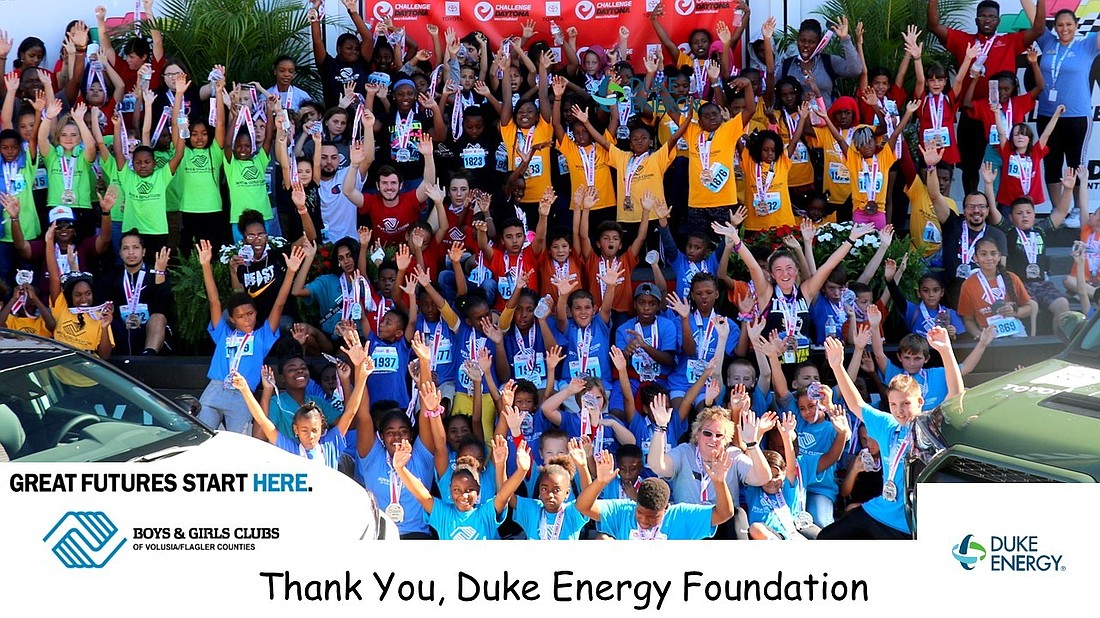 The Boys & Girls Clubs of Volusia/Flagler Counties received a grant from Duke Energy Foundation for almost $10,000.Â Courtesy photo