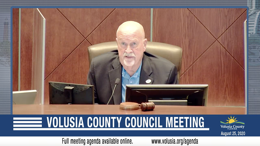 County Council Chair Ed Kelley said the legal battle wasn't an appeal "against the vote of the people." Courtesy of Volusia County government