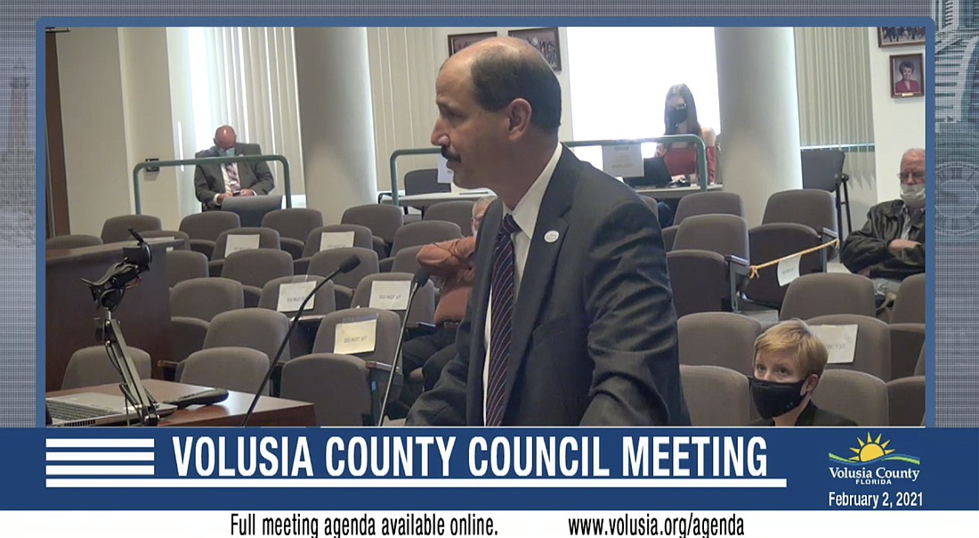 Public Protection Director Joe Pozzo said the county is working to transition to the statewide pregistration system for vaccines. Courtesy of Volusia County Government