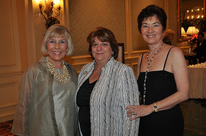 Chairwoman Gerri Aaron, honoree Rose Chapman and Marie Monsky
