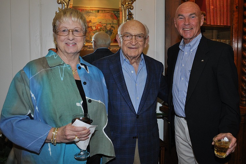 Peggy and Ken Abt and host Stanley Kane