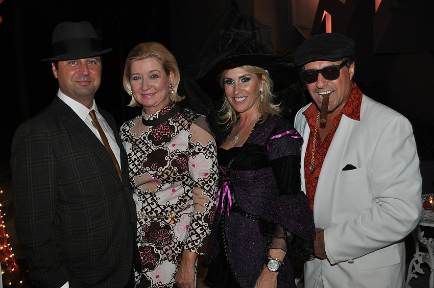 George Adley, Deborah Blue, Barbara Kelly and Monte DeCarlo