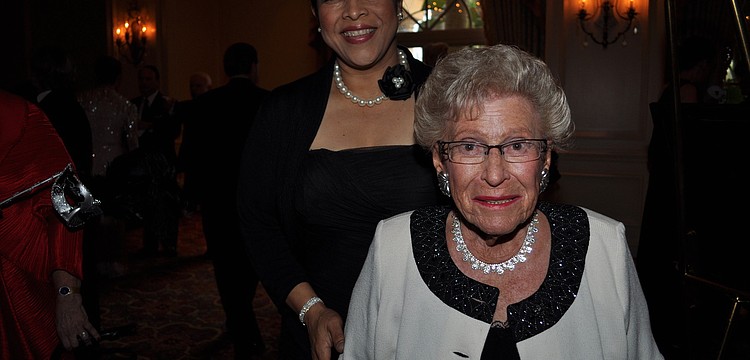 Liliana Aguilar and title sponsor Beatrice Friedman