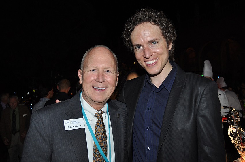 Scott Anderson and performer Tim Fain