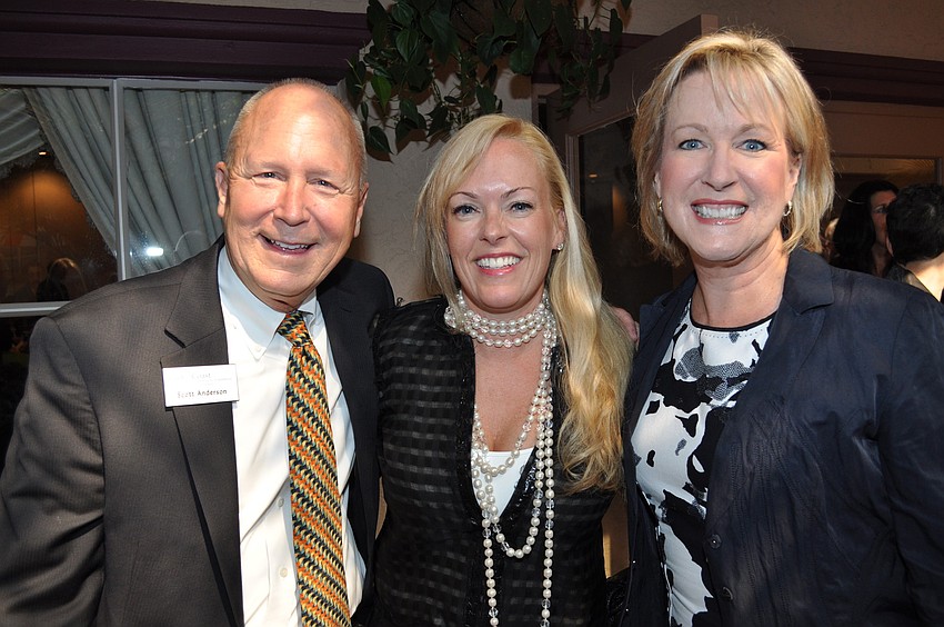 Scott Anderson, honoree Susan Jones and Teri Hansen