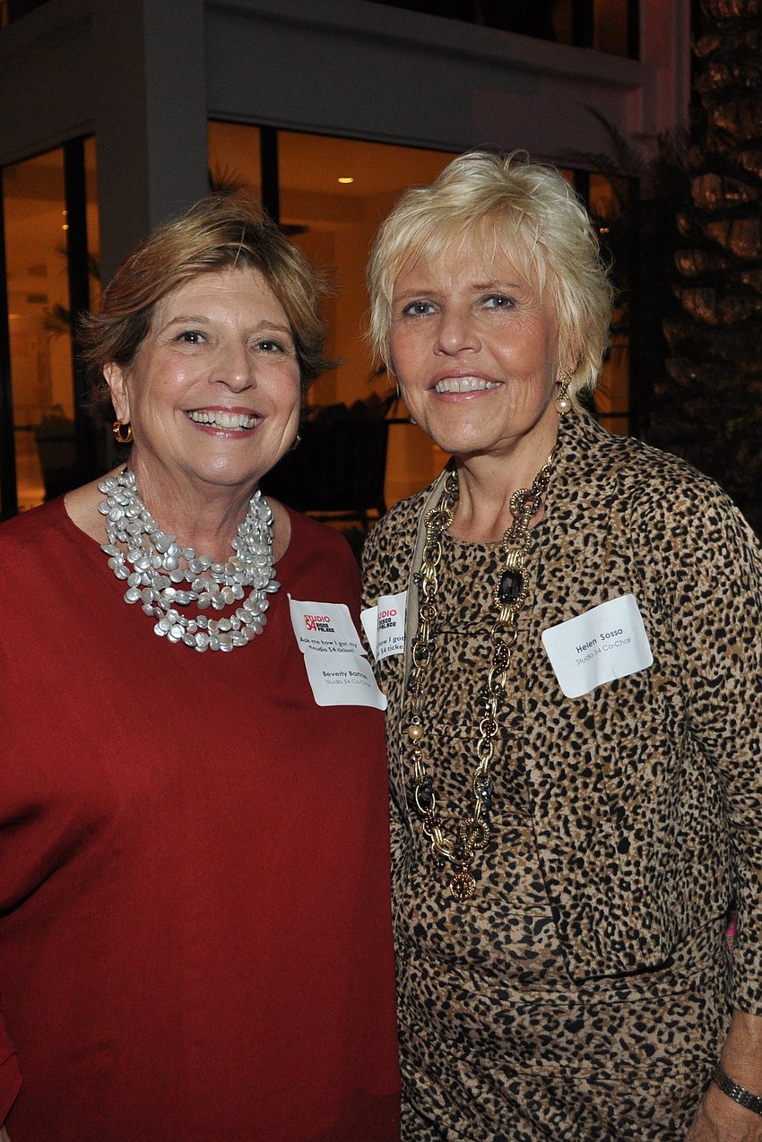 Co-chairs Beverly Bartner, Helen Sosso