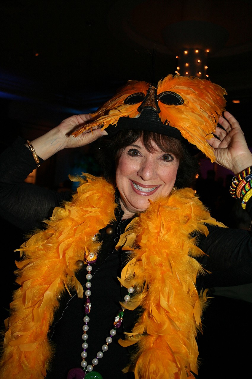 Barbara Baseman at Goodwill's Fat Tuesday Street Party in February.