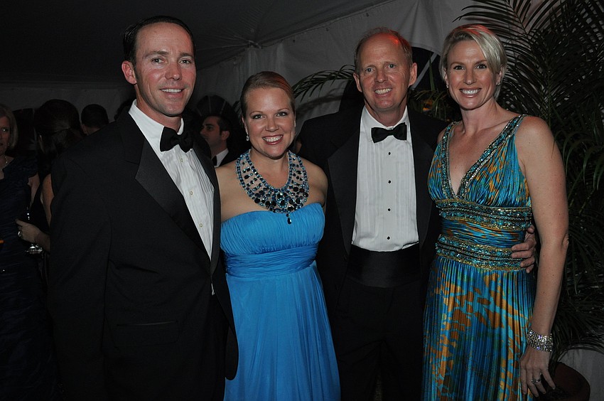 Fran and Jamie Becker with Roger and Alisa Pettingell