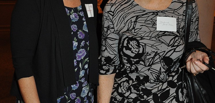 Mimi Bernhardt and Deborah Saint John