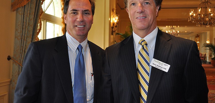 Jay Berman and Tidewell President and CEO Gerry Radford