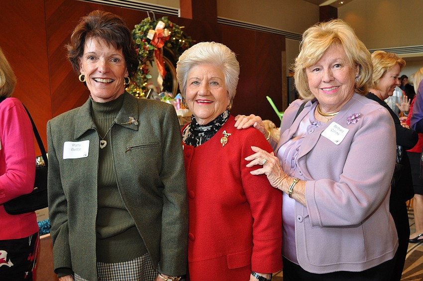 Patty Bettle, Peggy Wilhelm and Barbara Collins
