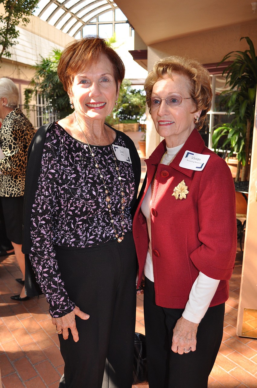 Sue Bilter and Vivian Browning