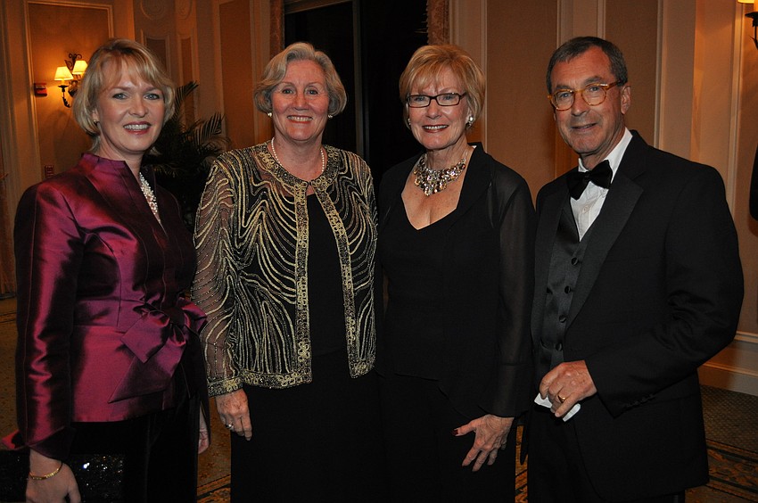 Veronica Brady, Irene Bagby, Janet Huelster and Sumner Bagby