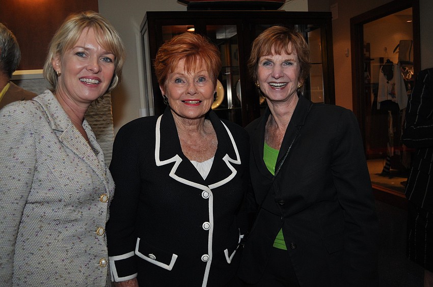 Veronica Brady, honoree Mary Ann Robinson and Adela Rose