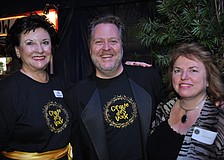 Key Chorale Development Director Susan Brinerd, Artistic Director Joseph Caulkins and his mother, Judy Caulkins.