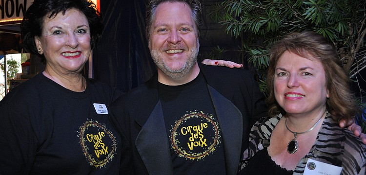 Key Chorale Development Director Susan Brinerd, Artistic Director Joseph Caulkins and his mother, Judy Caulkins.