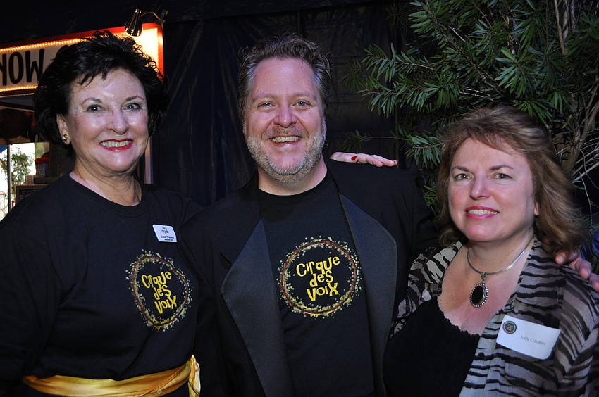 Key Chorale Development Director Susan Brinerd, Artistic Director Joseph Caulkins and his mother, Judy Caulkins.