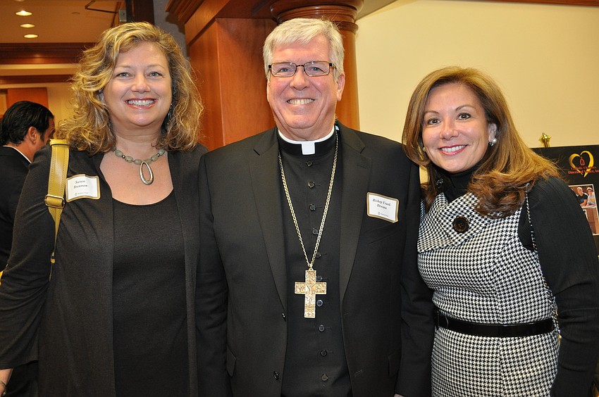 Susan Brennan, Bishop Frank Dewane and Giovanna McGrath
