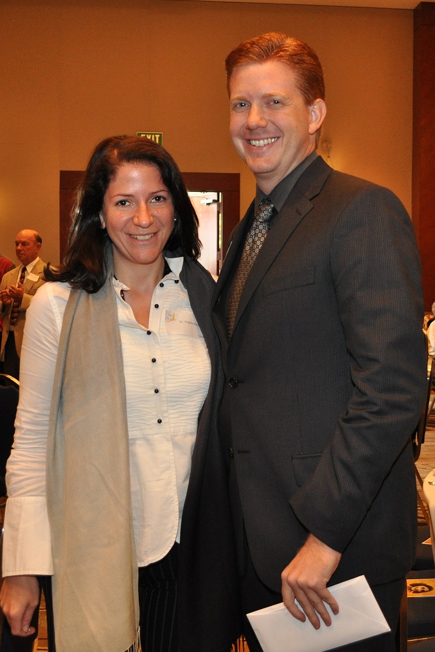 Dr. Virginia Brilliant and Dr. Matthew McLendon