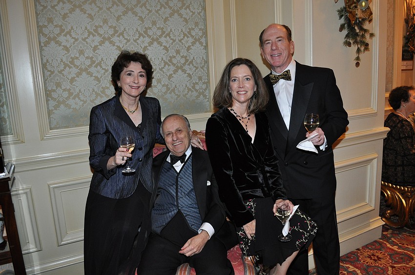 Barbara Brizdle and Larry Schoenberg with Laura and David Shukovsky