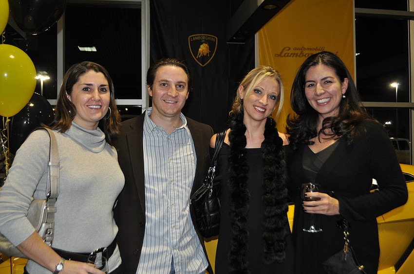 Dr. Elizabeth and Andrew Burchard, Theresa Getzen and Silvanna Medina