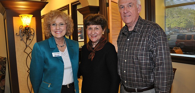 Sondra Campbell with Antonette and Bill Cunningham