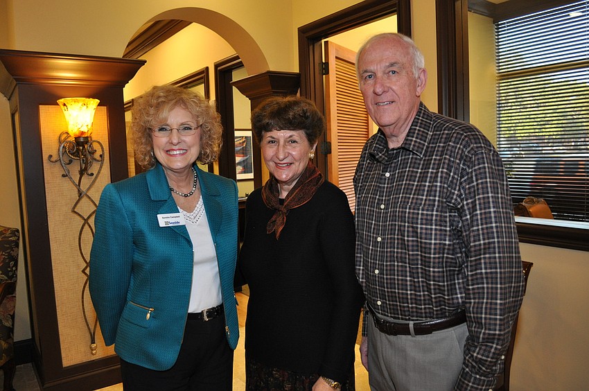Sondra Campbell with Antonette and Bill Cunningham