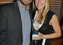 Wine, Women and Shoes Co-Chair Roger Capote with Alex Miller