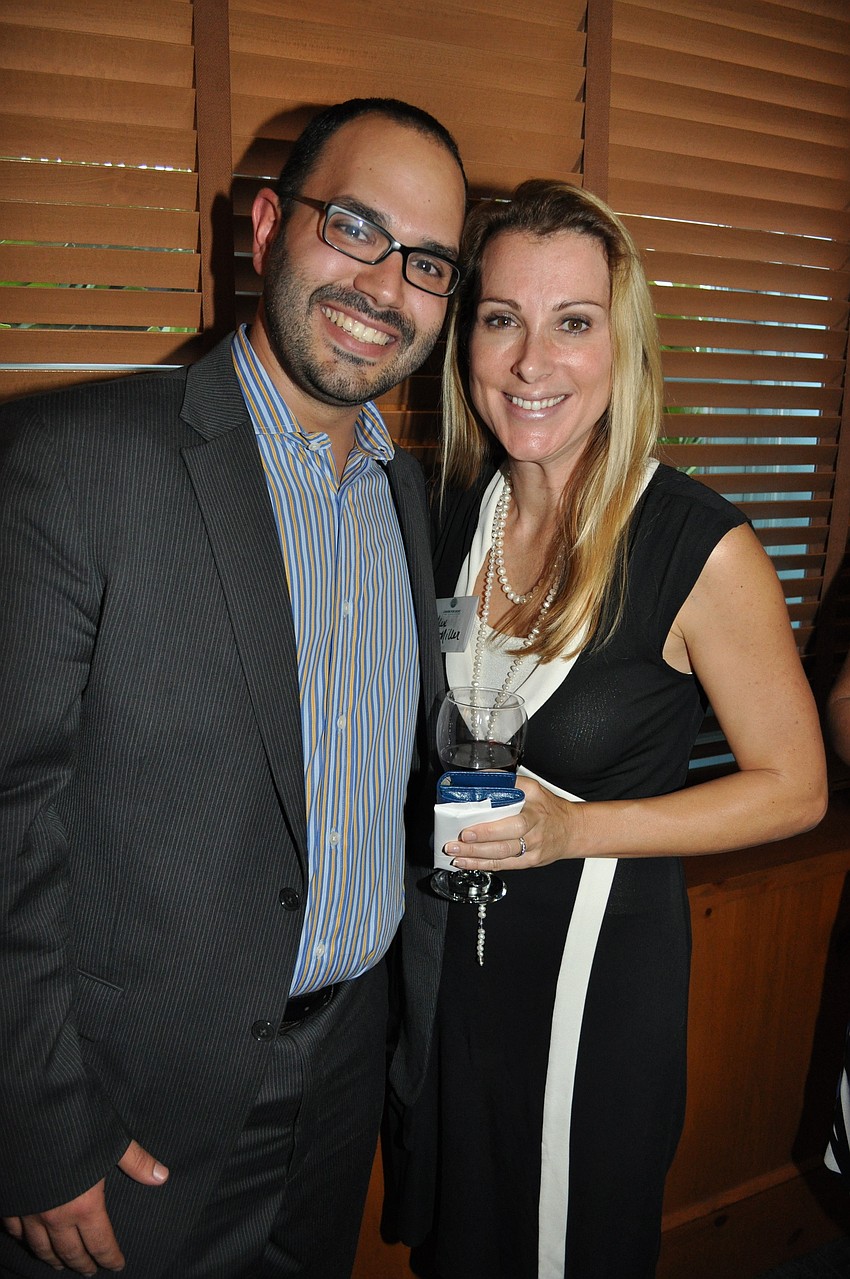 Wine, Women and Shoes Co-Chair Roger Capote with Alex Miller