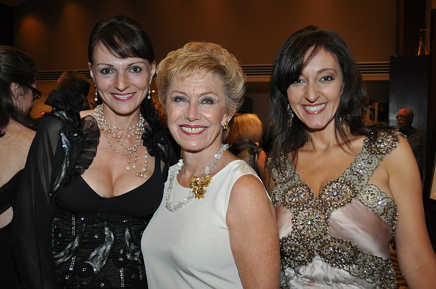 Dr. Anne Chauvet, Molly Schechter and designer Marisu Miranda