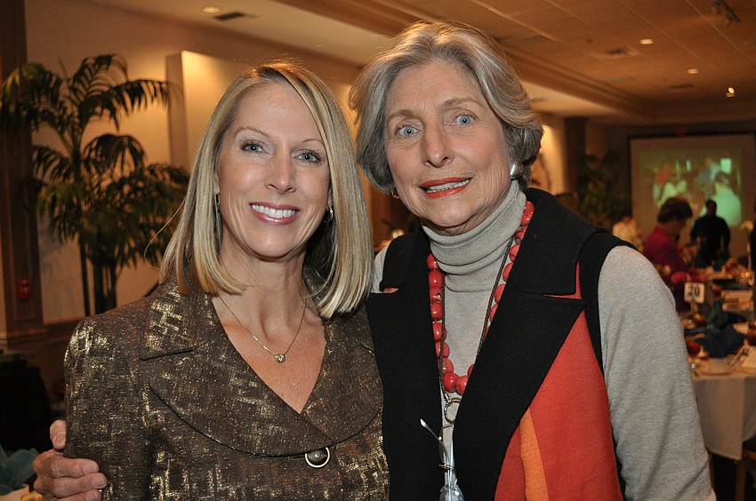 Co-Chairwoman Heather Clark and Michael Saunders