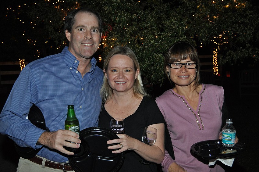 Dave and Kim Clark with Monica Sos