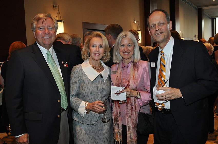 Tim and Susan Clarke with Cameron and Tom Icard