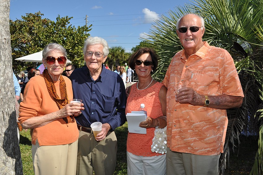 Mary and Franklin Clement with Debi and Joel Healy