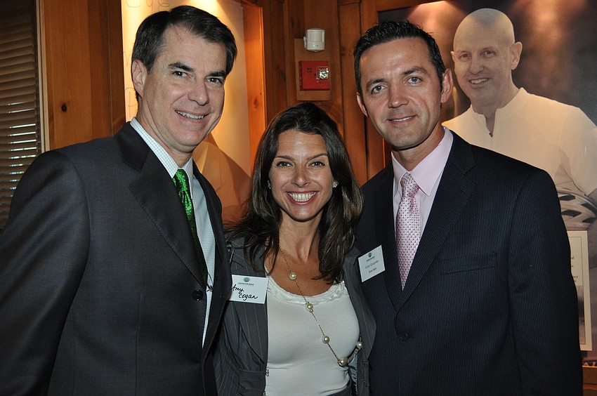 Chris and Aimee Cogan with Victor Dzyubenko
