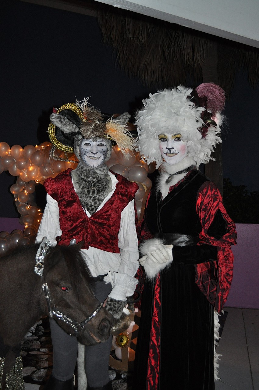 Caitlyn and Erin Colleron with miniature horse, Velveteen